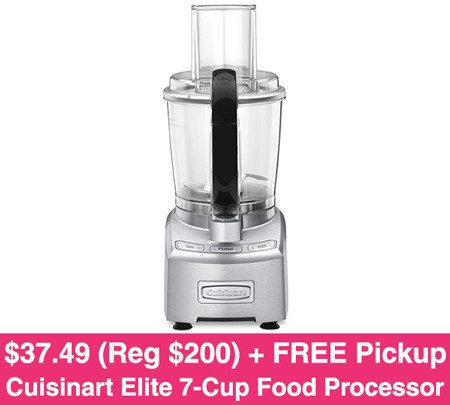 $37.49 (Reg $200) Cuisinart Elite Food Processor + FREE Pickup