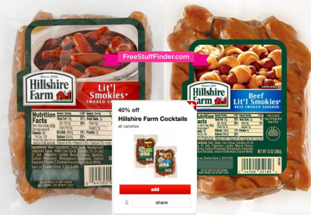 *NEW* 40% Off Hillshire Farm Cocktails Cartwheel Offer