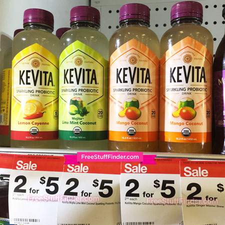 $0.69 (Reg $3) Kevita Sparkling Probiotic Drinks at Target