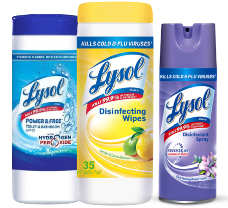 *NEW* $1.00 in Lysol Disinfecting Wipes & Spray Coupons