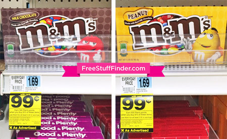 $0.50 (Reg $1.69) M&M’s Theater Box Candy at Rite Aid