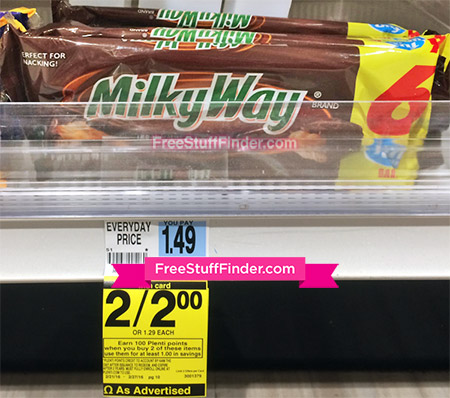 $0.50 (Reg $1.49) Mars Milky Way Candy at Rite Aid