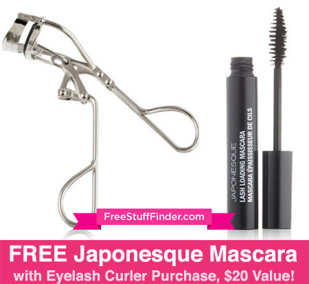FREE Japonesque Mascara w/ Eyelash Curler Purchase