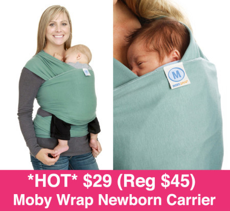 *HOT* $29.97 (Reg $45) Moby Wrap Newborn Carrier