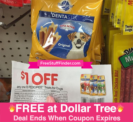 *HOT* FREE Pedigree Dentastix Dog Treats at Dollar Tree