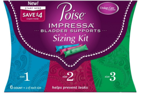 FREE Poise Impressa Bladder Support Sizing Kit at Kroger