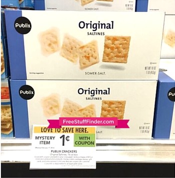 $0.01 Publix Saltines Crackers (2/17 or 2/18 Only)