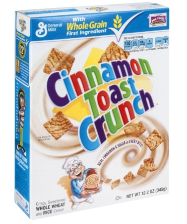 $1.38 (Reg $4) Cinnamon Toast Crunch Cereal at Walgreens