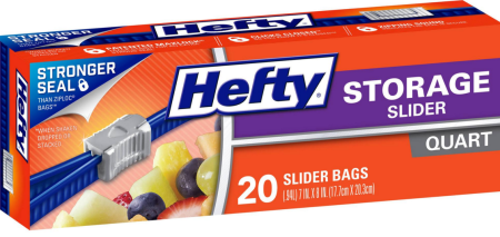 $0.53 (Reg $2) Hefty Slider Bags at Walmart