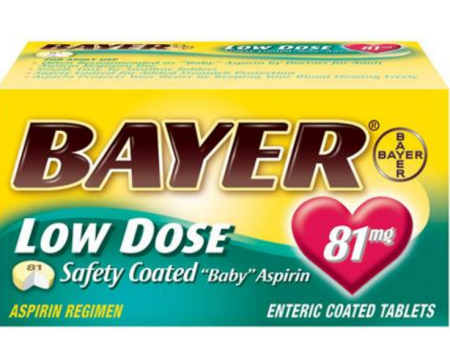 $1.24 (Reg $2.99) Bayer Low Dose Aspirin at CVS