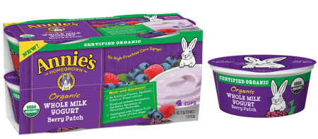 $1.13 (Reg $3) Annie's Yogurt 4-Packs at Target