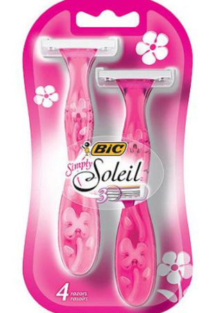 $0.74 (Reg $4.99) BIC Simply Soleil Razors at Walgreens