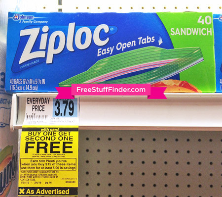 *HOT* $0.50 (Reg $4) Ziploc Storage Bags at Rite Aid