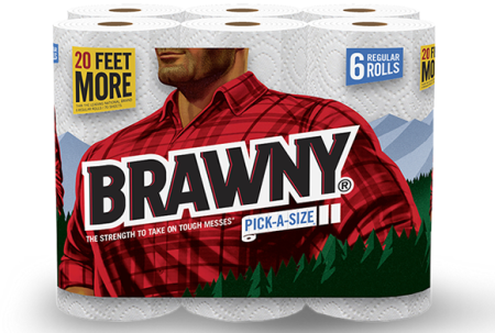 $0.38 per Roll Brawny Paper Towels at CVS
