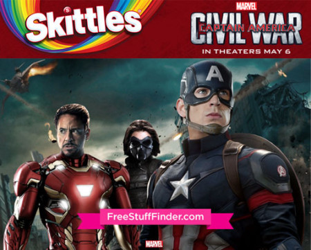 FREE Captain America: Civil War Ticket w/ Wrigley Purchase