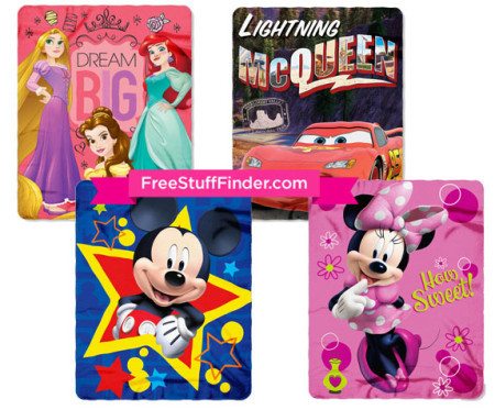 $4.99 (Reg $12) Disney Fleece Throws + FREE Pickup