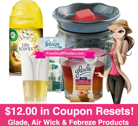 *RESET* $13.00 in Glade, Febreze & Air Wick Coupons