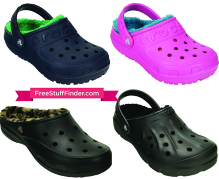 *HOT* $9.98 (Reg $30) Fuzz Lined Crocs + FREE Shipping