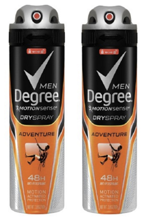 FREE Degree Men's Dry Spray at Walmart + Moneymaker