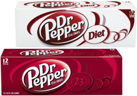 $1.67 (Reg $3) Dr. Pepper 12-Pk Cans at Dollar General