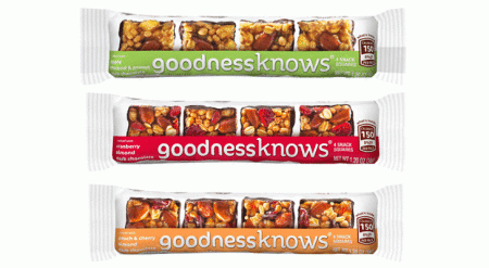 $0.50 (Reg $1.69) Goodness Knows Bars at Kroger
