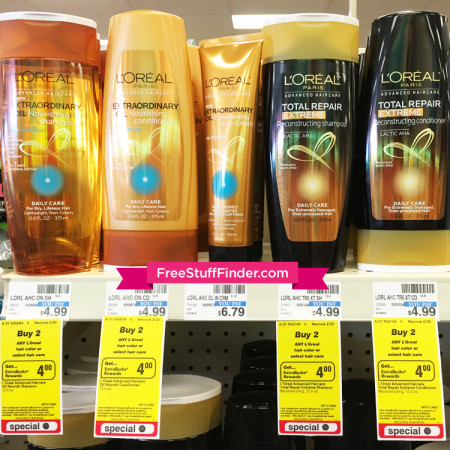 $0.99 (Reg $5) L’Oreal Advanced Hair Care at CVS