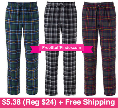 $5.38 (Reg $24) Men's Lounge Pants + Free Shipping