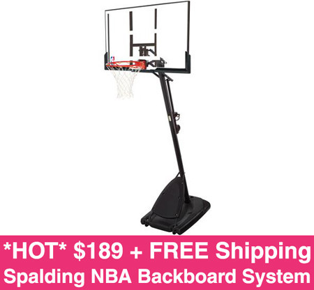 $197 (Reg $389) Spalding NBA Backboard System + FREE Shipping