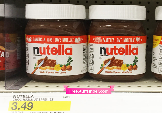 *HOT* $0.99 (Reg $3.49) Nutella Hazelnut Spread at Target (Print Now!)