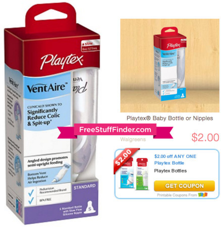*HOT* FREE Playtex Bottles at Walgreens (Print Now!)