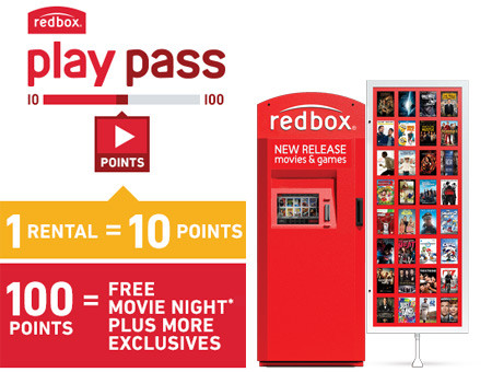 FREE Redbox Pay Pass Rewards Program
