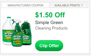 simple green coupon