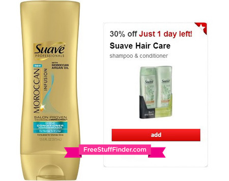 *HOT* 30% Off Suave Hair Care Cartwheel (As low as $0.04!)