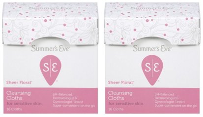 $1.54 (Reg $2.29) Summer's Eve Cleansing Cloths at Kroger