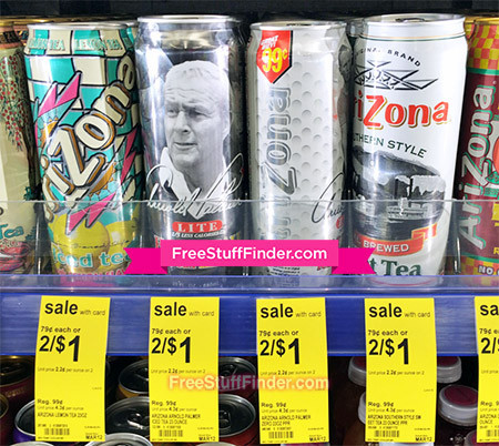 $0.50 (Reg $1) Arizona Tea or Drink at Walgreens