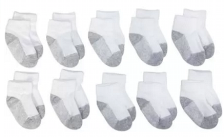$0.55 per Pair Newborn Socks at Walmart + FREE Pickup