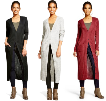 $8.98 (Reg $30) Mossimo Cardigan Sweaters + FREE Pickup