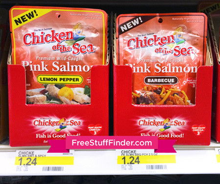 $0.62 (Reg $1.24) Chicken of the Sea Salmon at Target