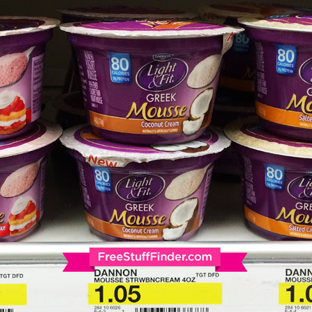 *HOT* $0.19 (Reg $1.05) Dannon Greek Mousse at Target