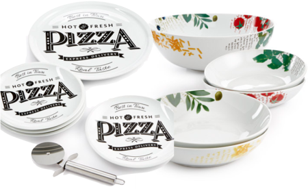 $9.99 (Reg $40) Tabletops Unlimited Porcelain Dish Sets