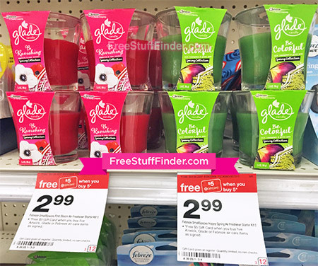 $1.17 (Reg $3) Glade Spring Candles at Target