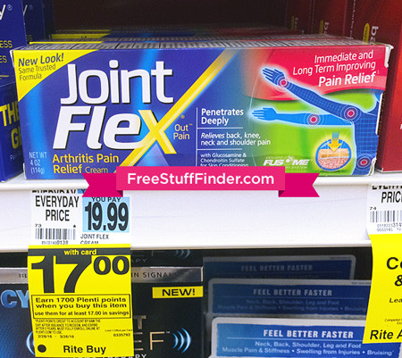 *FREE* Joint Flex Pain Relief Cream at Rite Aid + Moneymaker