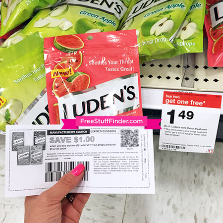 $0.66 (Reg $1.49) Luden's Throat Drops at Target