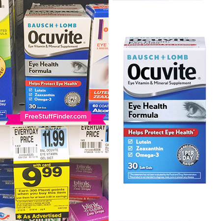 $2.91 (Reg $15) Ocuvite Eye Vitamins at Rite Aid