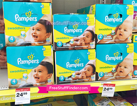 $15.32 (Reg $25) Pampers Swaddlers Diapers at Target