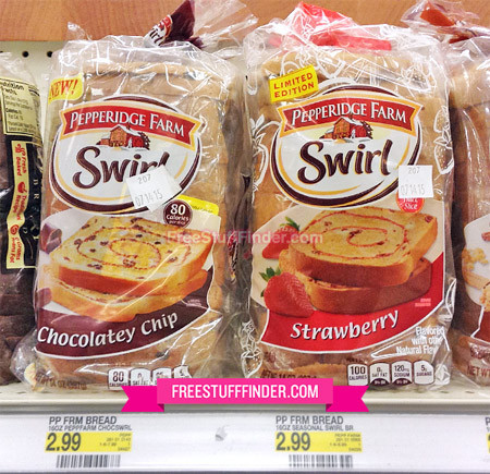 $0.99 (Reg $3) Pepperidge Farm Swirl Bread at Target