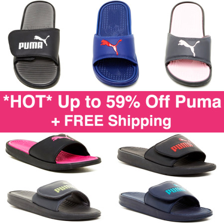 *HOT* Up to 59% Off Puma Slides + FREE Shipping