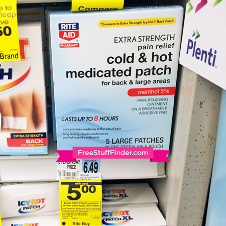 FREE Cold & Hot Medicated Patches at Rite Aid