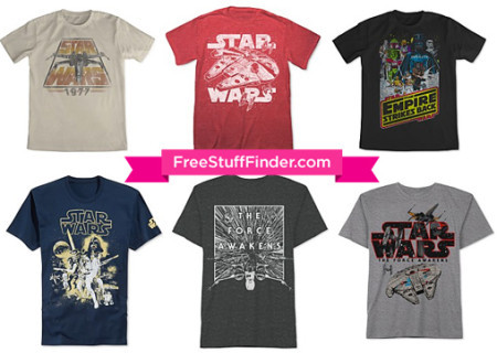 $7.99 (Reg $24) Men's Star Wars T-Shirts + Free Pickup