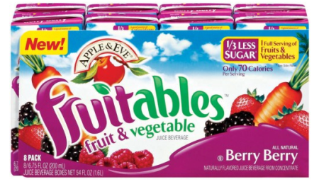 $0.99 (Reg $4) Apple & Eve Fruitables Juice (8pk) at Kroger
